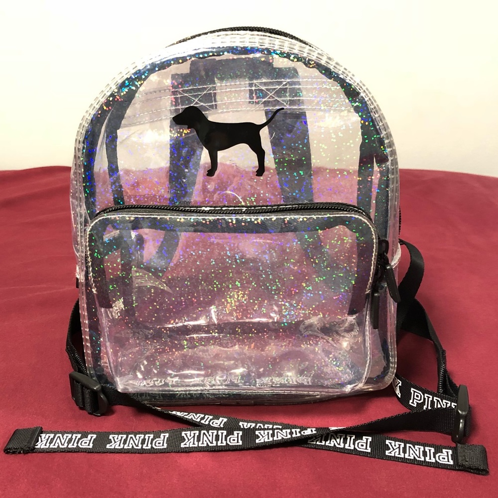 PINK clear bag!!! 😍